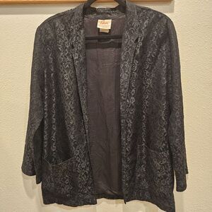 Eber San Francisco Vintage Lace‎ Cardigan/ Jacket Sz M